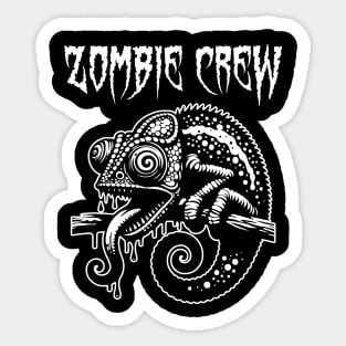 Zombie Crew Chameleon Sticker